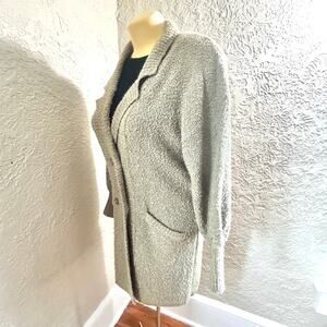 Vintage Monto Par Le Chois Bouclé Knit Cardigan Chunky Knit Puff Sleeve Coat Med